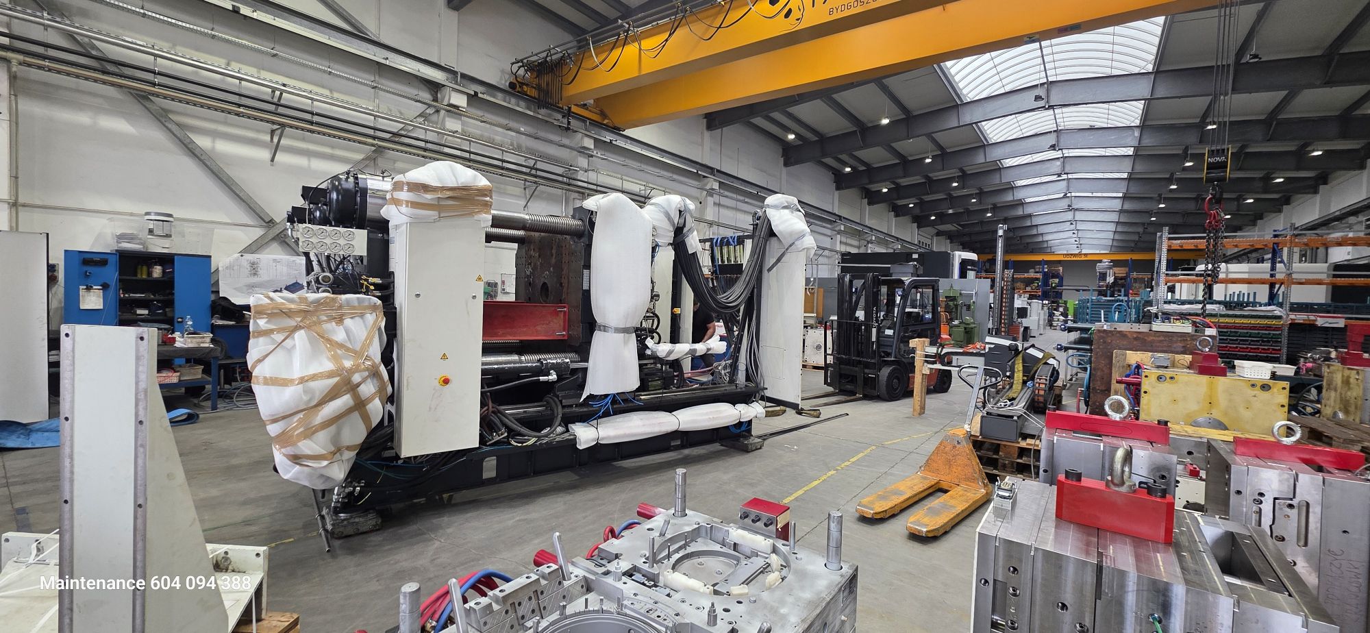 relokacja maszyn przemysłowych